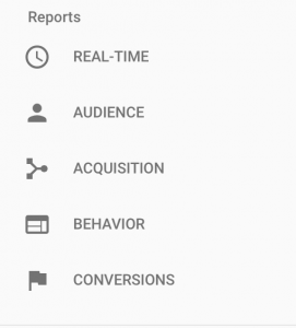 google analytics report