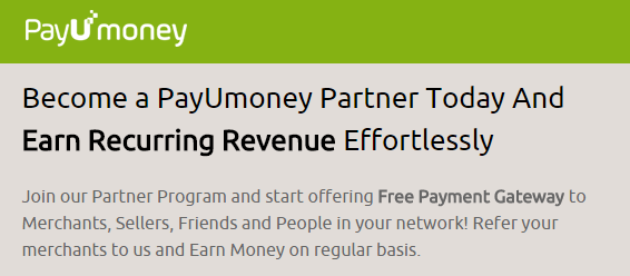 PayUmoney Channel Partner Program